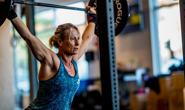 Linda Overhead Squatting 